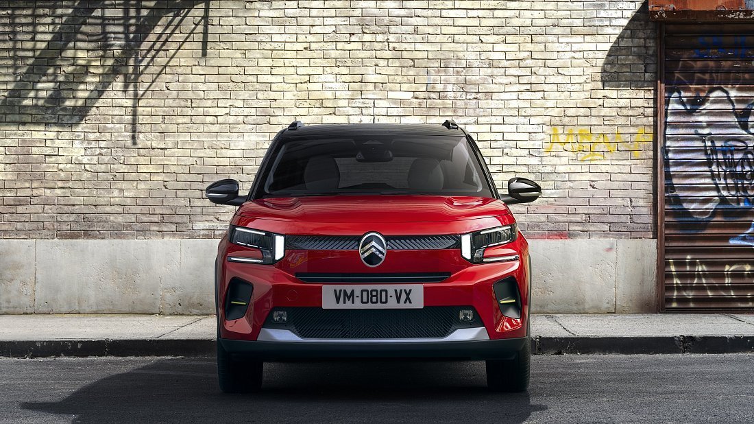 Citroën e-C3 (2024-…) front fascia, grille, headlights, bumper, exterior