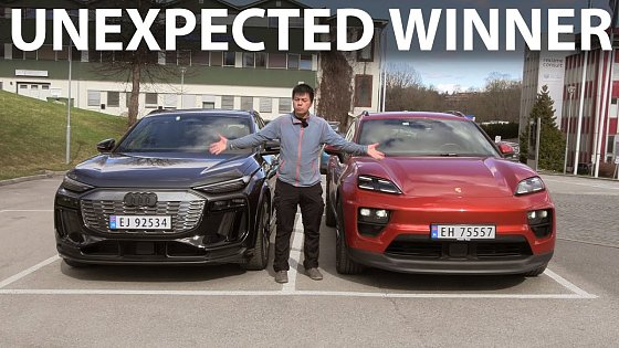 Video: Porsche Macan 4 vs Audi Q6 e-tron side-by-side comparison