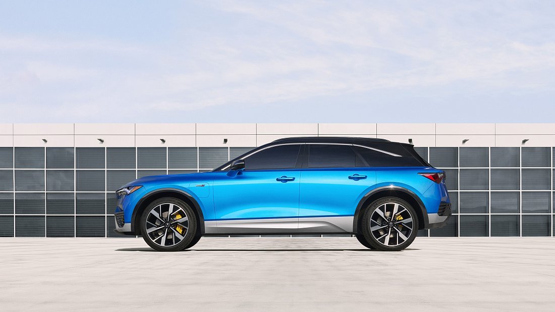 Acura ZDX Type S AWD (2024-…) side profile, silhouette, doors, wheels, exterior