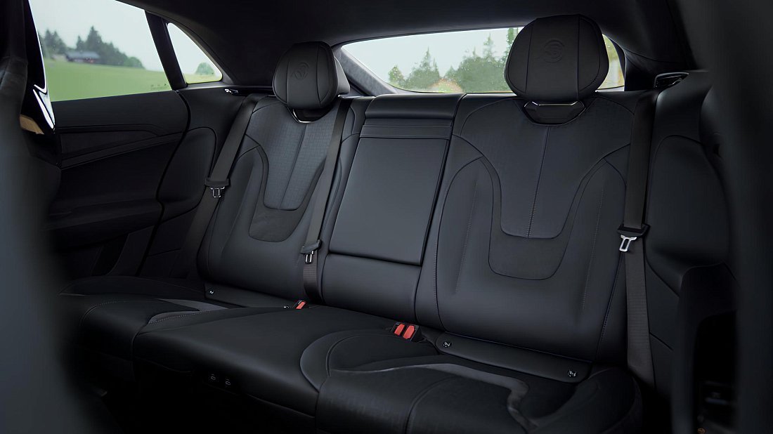 Lotus Emeya 600 (2024-...) rear seats, back seats, passenger seats, legroom, headroom, interior