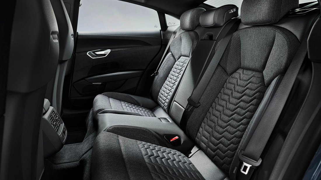 Audi e-tron GT quattro (2021-2024) rear seats, back seats, passenger seats, legroom, headroom, interior