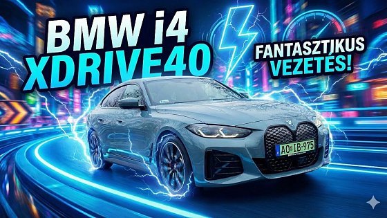 Video: Ezt de jó vezetni! BMW i4 Xdrive40 // AUTÓSÁMÁN