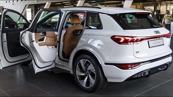 Video: 2026 White Audi Q6 e-tron quattro S-line - in depth Walkaround 4K