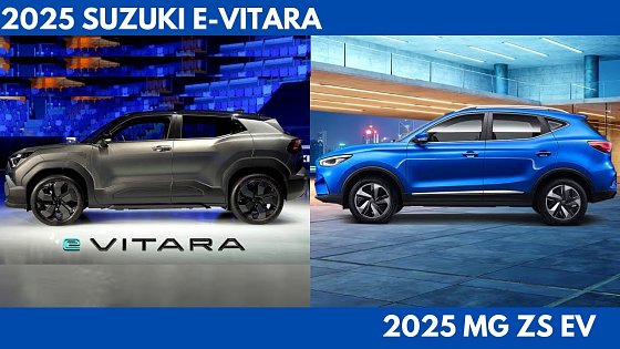 Video: New 2025 Suzuki e-Vitara Vs. 2025 MG ZS EV are two compact electric SUVs Comparison