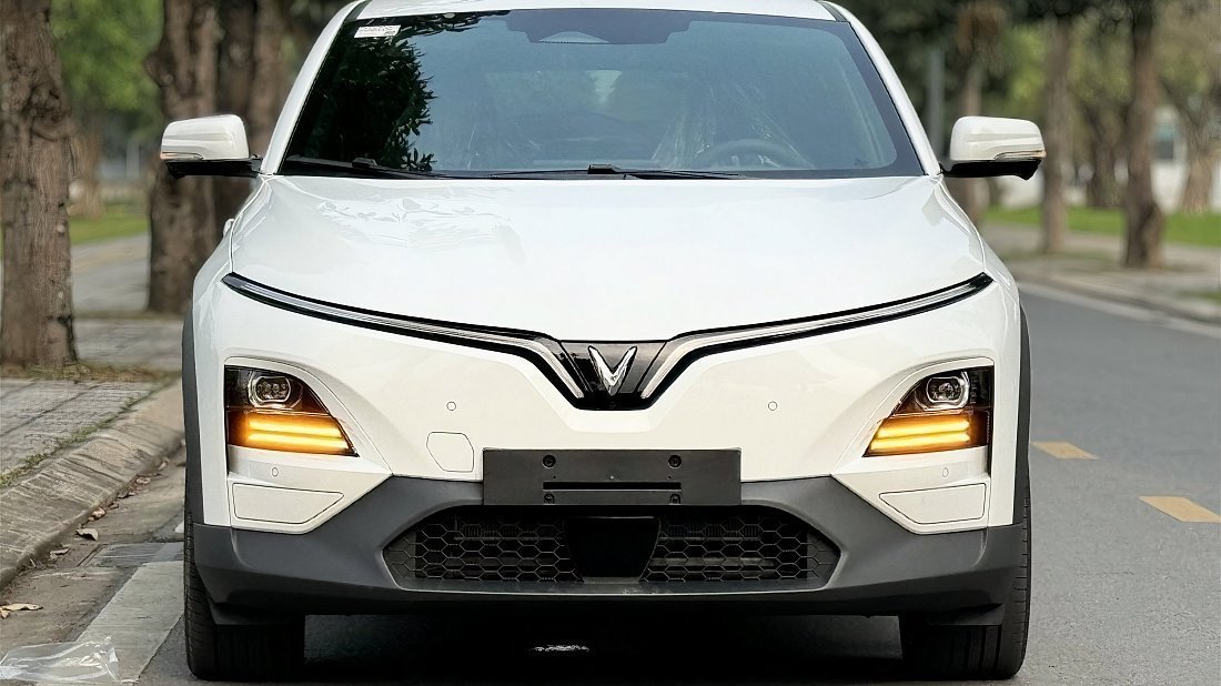 VinFast VF 6 Eco (2024-…) front fascia, grille, headlights, bumper, exterior