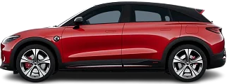 Side view photo of Smart #3 Brabus (2024-…) on transparent background