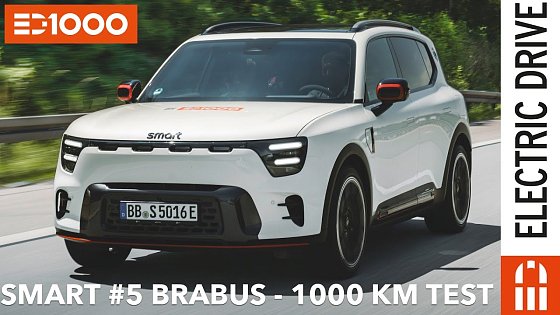 Video: smart #5 BRABUS Test | Wie schnell lädt er wirklich? ED 1000 2025 | Electric Drive