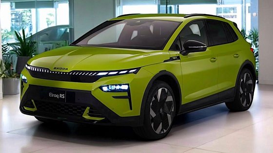 Video: 2026 SKODA ELROQ RS New Sporty Electric Crossover Features SUV | Interior and Exterior