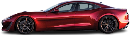 Side view photo of Drako Motors GTE First Edition (2020-…) on transparent background