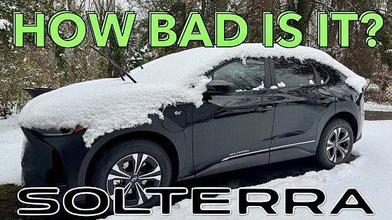 Video: Subaru Solterra - Winter Charging and Driving