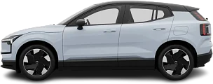 Side view photo of Volvo EX30 Twin Motor Performance (2023-…) on transparent background
