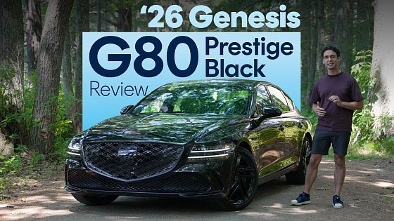 Video: The New G80 Prestige Black | 2026 Genesis G80 Review