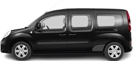 Side view photo of Renault Kangoo Z.E. Maxi (2011-2017) on transparent background