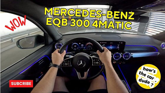 Video: POV Test Drive Mercedes-Benz EQB 300 4Matic | 0-100 | Top speed | Off-road