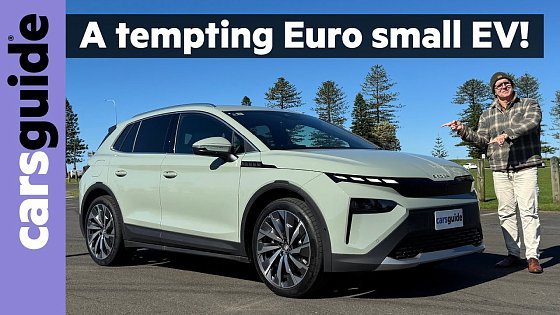 Video: Game-changing small EV? Skoda Elroq 2026 review Australia: New Euro electric SUV rivals Hyundai Kona