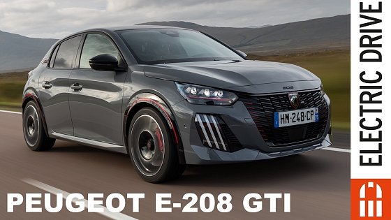 Video: Peugeot E-208 GTI Fahrbericht | Review Kritik Test | Electric Drive Check