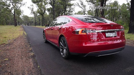 Video: 2016 Tesla Model S 90D 0-100km/h &amp; braking performance