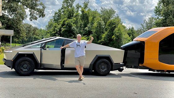 Video: First Tow - Base Tesla Cybertruck AWD Coil Suspension