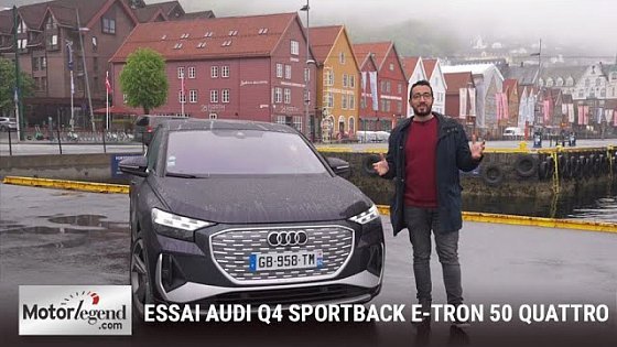 Video: Essai Audi Q4 Sportback e-tron 50 Quattro, polyvalence chère payée !