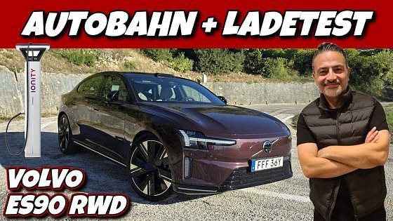 Video: Angriff auf Audi und BMW! VOLVO ES90 Ladetest + Autobahntest. #ev 