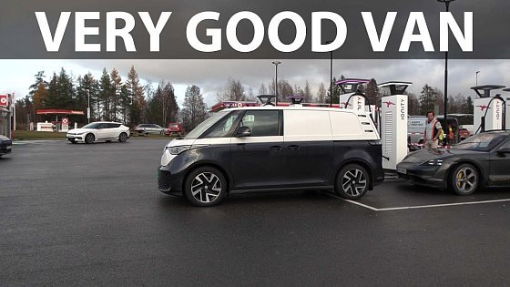 Video: VW ID Buzz Cargo range test with trailer part 1