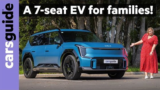 Video: $120K Kia electric car! Kia EV9 2024 review: GT-Line | New 7-seat EV targets family car buyers