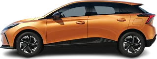 Side view photo of MG MG4 Electric 64 kWh (2022-…) on transparent background
