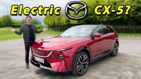 Video: Mazda CX-6e driving REVIEW with Autobahn and real-world range test - a real electric CX-5?