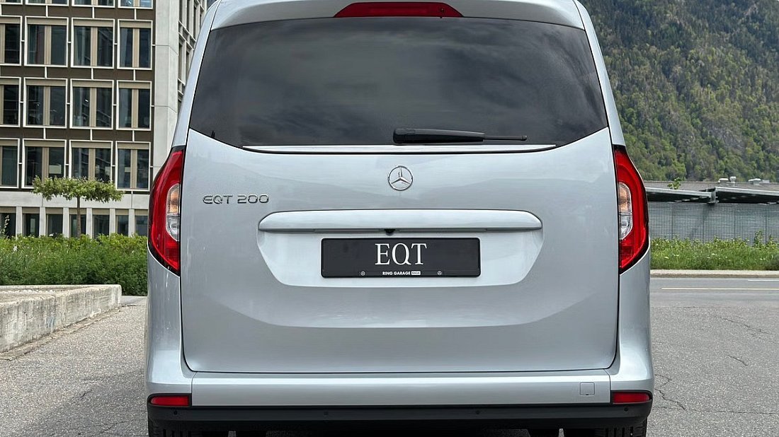 Mercedes EQT 200 Standard (2023-…) rear view, taillights, trunk, spoiler, badge, bumper, exterior