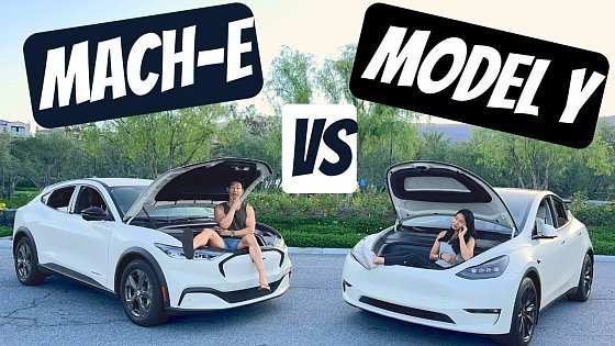 Video: Ford Mustang Mach-E vs Tesla Model Y (Why would you get this?)
