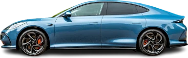 Side view photo of MG IM5 Long Range (2025-...) on transparent background