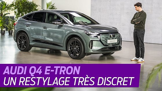 Video: Audi Q4 e-tron (2026) : petit lifting et gros changements techniques ?