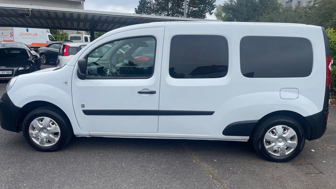 Renault Kangoo Z.E. Maxi (2011-2017) side profile, silhouette, doors, wheels, exterior