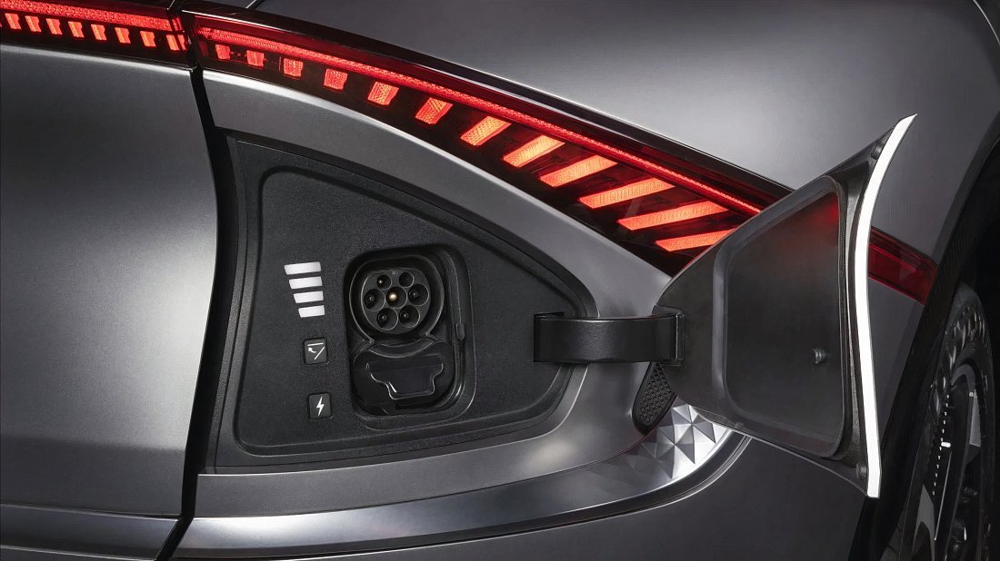Kia EV6 Long Range AWD (2021-2024) charge port Europe, charging, inlet, plug, connector