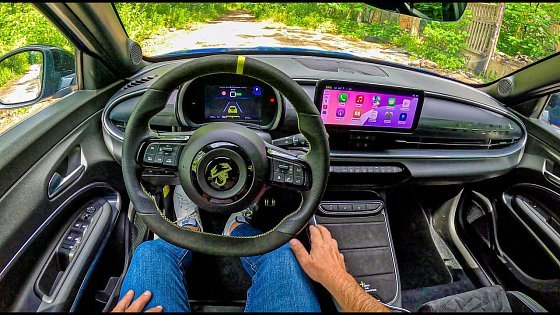 Video: NEW Abarth 600e Scorpionissima 2025 (280 hp) | POV Test Drive #2474 Joe Black