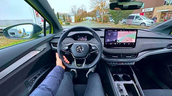 Video: 2023 Skoda Enyaq Coupe iV RS Test Drive POV