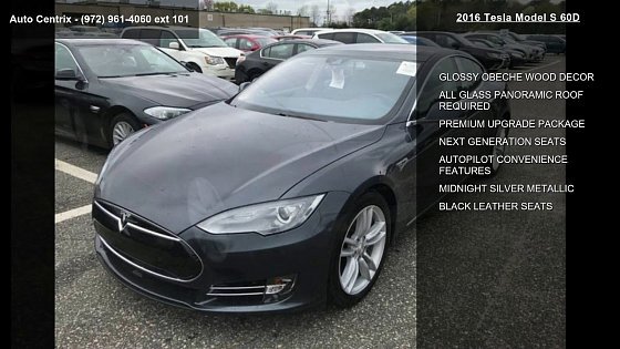 Video: 2016 Tesla Model S 60D