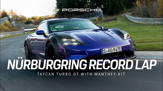 Video: Onboard the Porsche Taycan Turbo GT with Manthey Kit | Nürburgring record lap