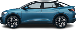 Side view photo of Volkswagen ID.5 Pro (2023-…) on transparent background