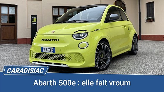 Video: Abarth 500e (2023) : un joujou électrique qui fait vroum