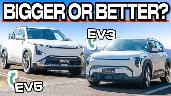 Video: Why are Kia’s twins so different? (Kia EV3 v Kia EV5 2026 comparison)