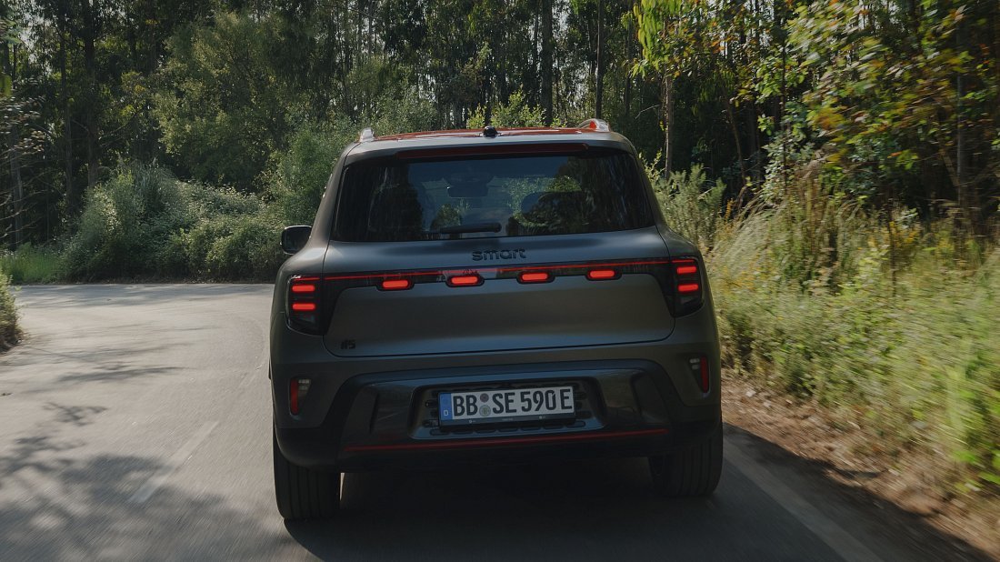 Smart #5 Brabus (2025-…) rear view photo, taillights, trunk, spoiler, badge, bumper, exterior