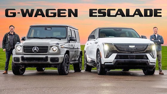 Video: NEW Mercedes G-Class vs Escalade IQ // Battle Of The Silent Ballers