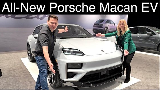 Video: All-New Porsche Macan EV first look // Is the EV a better Macan?