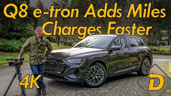 Video: 2024 Audi Q8 e-tron EV Adds Range, Charge Speed and Goodness #cars #automobile #electricvehicle
