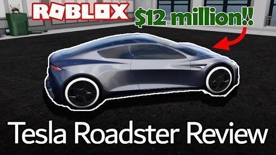 Video: &quot;REVIEWING&quot; THE TESLA ROADSTER 2020 | Roblox Vehicle Simulator