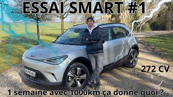 Video: ESSAI SMART #1 : PURE, comme la batterie ?. 272CV OK mais a part ça ? Pour 36K€ Qu'attendez-vous ?