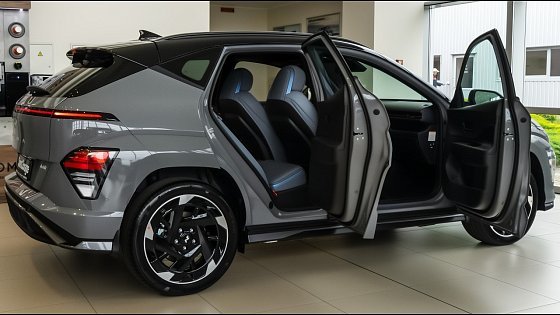 Video: 2025 Gray Hyundai Kona N Line Top - Compact Family SUV in Detail