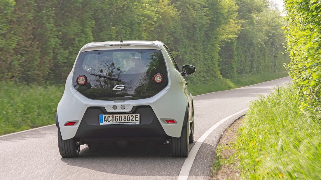 e.Go Life 20 (2020-2022) rear view photo, taillights, trunk, spoiler, badge, bumper, exterior
