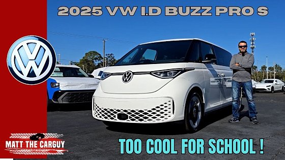 Video: 2025 VW I.D BUZZ Pro S is the coolest electric bus. Full review and test drive.